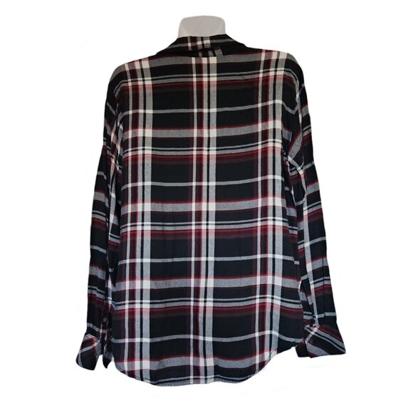 Sanctuary Plaid Button Down Shirt Size XS - Picture 3 of 6